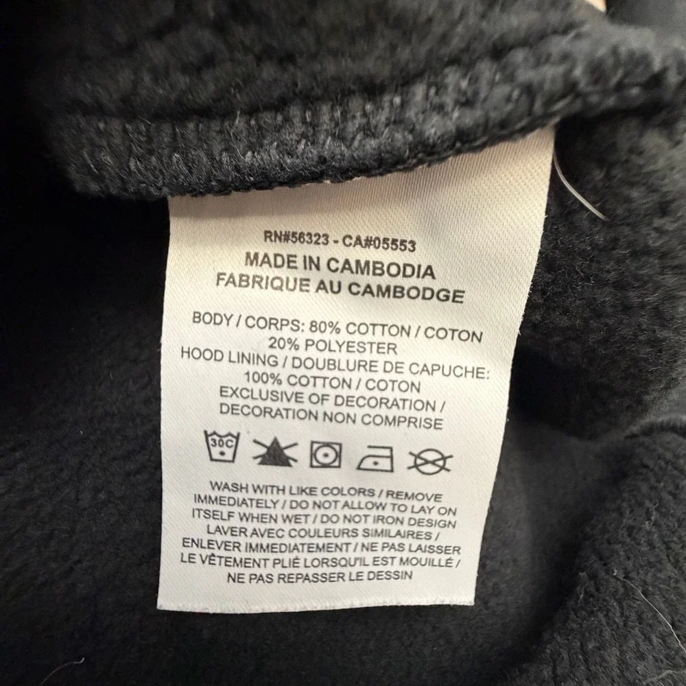 Air Jordan Essentials Baseline Fleece Hoodie Mens Size L Black FD7545-013